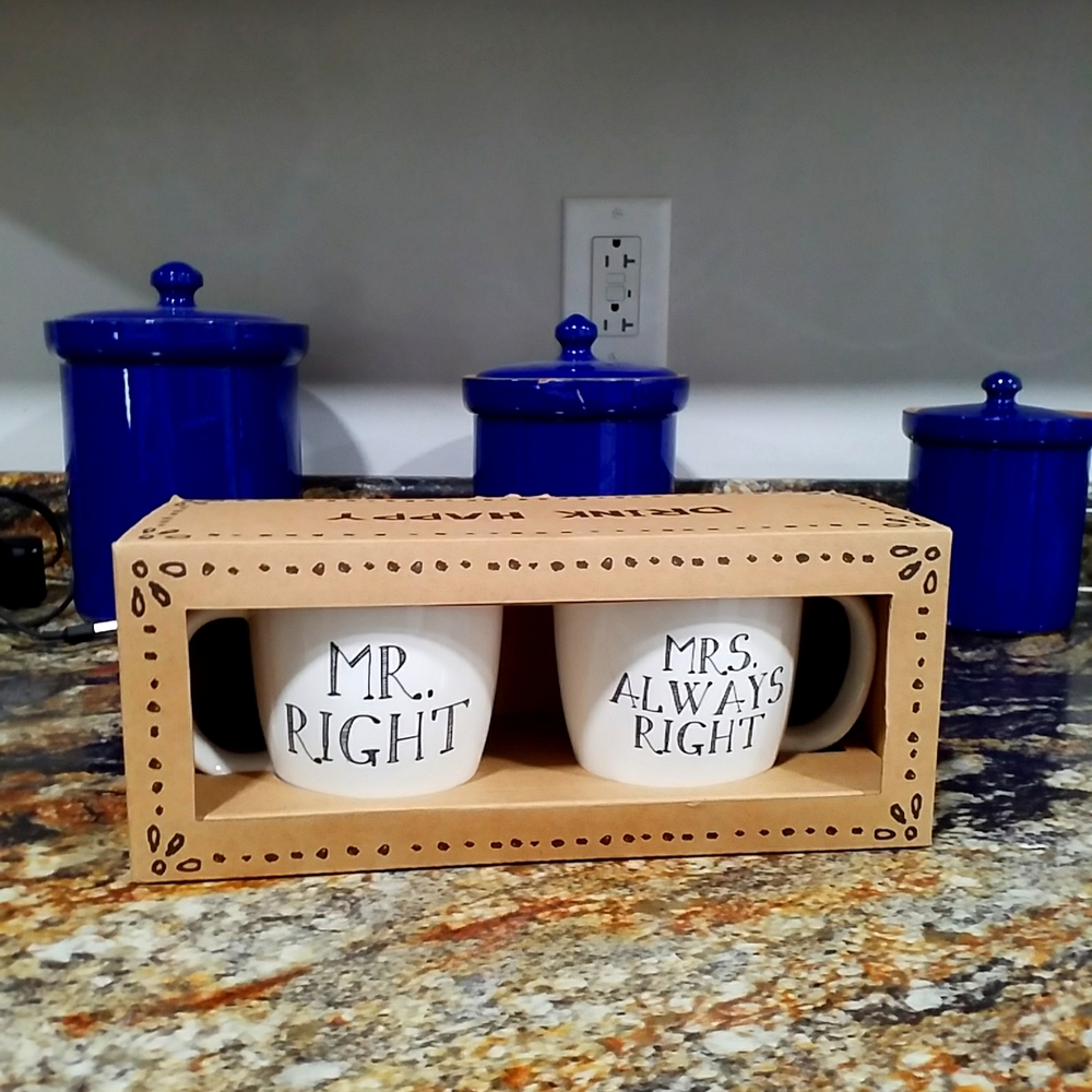 Mr. & Mrs. Coffee cup set